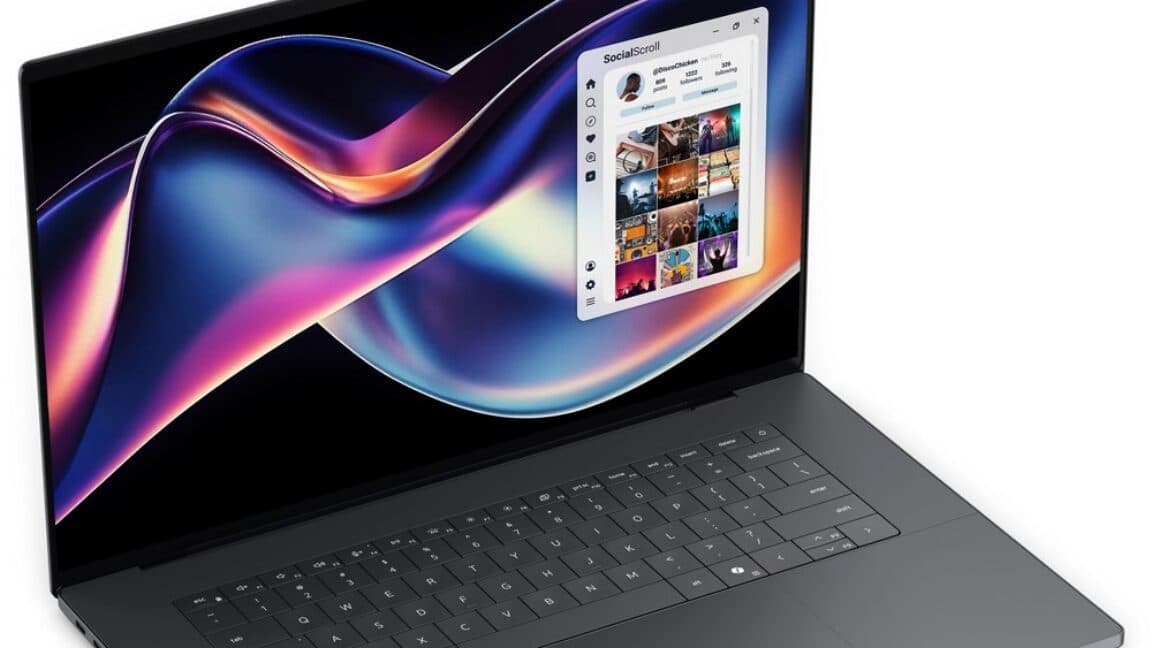 LG Display's Oxide 1Hz LCD screens for laptops showcasing dynamic refresh rates.