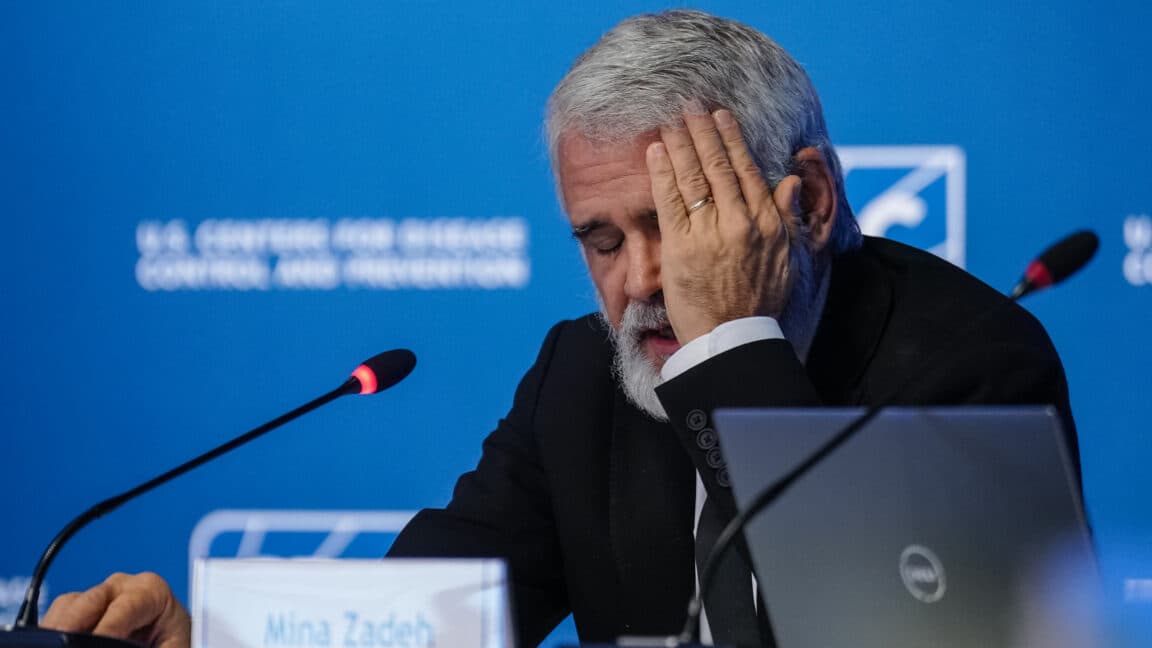 Robert F. Kennedy Jr. speaking at a public health event.